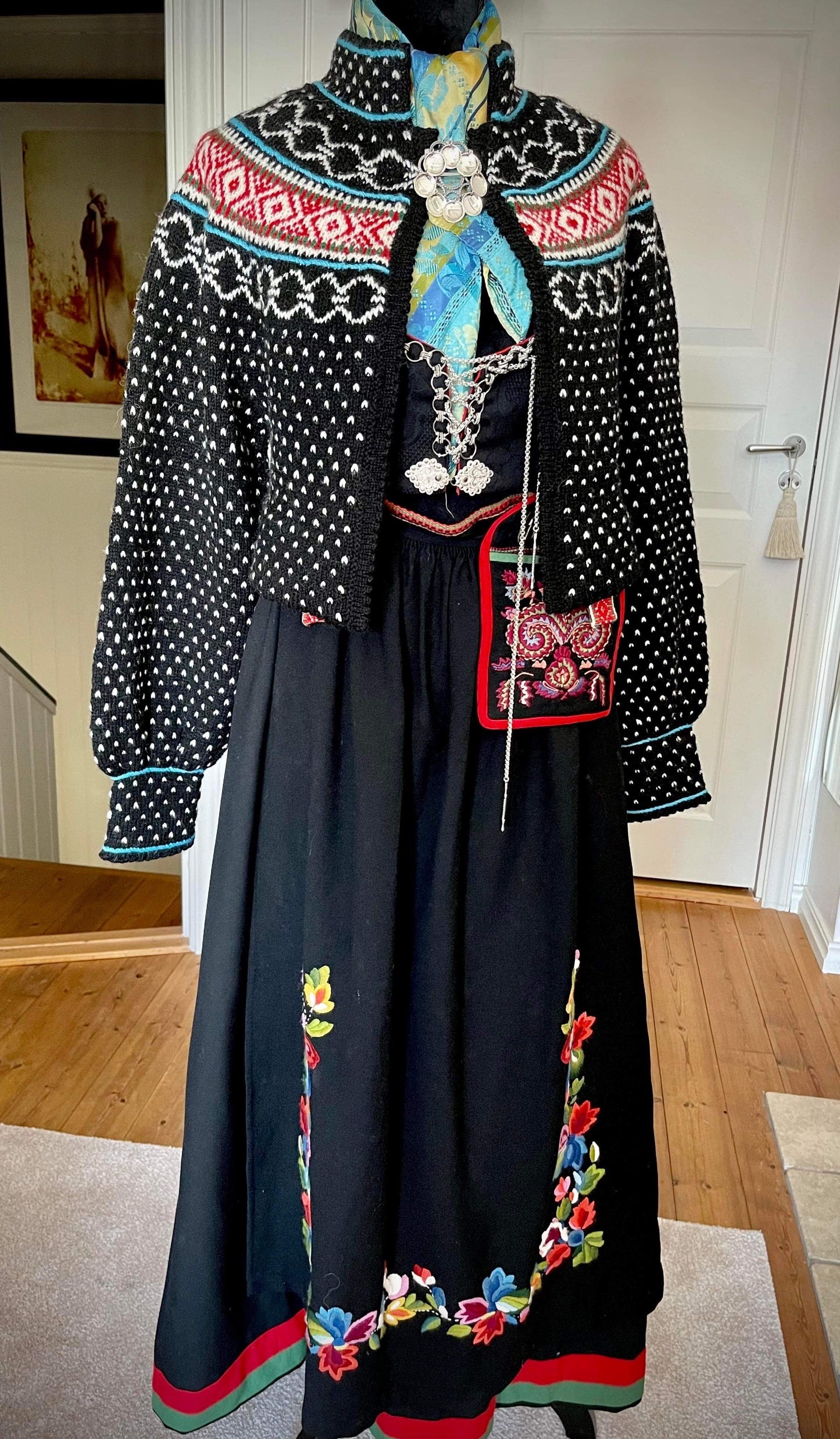 BUNADSTRIKK HEFTE Cecilie tilpasset Vest-Agderbunaden