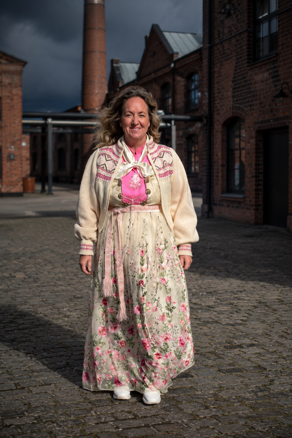 Karoline (Digital) tilpasset bunader med stjernemønster