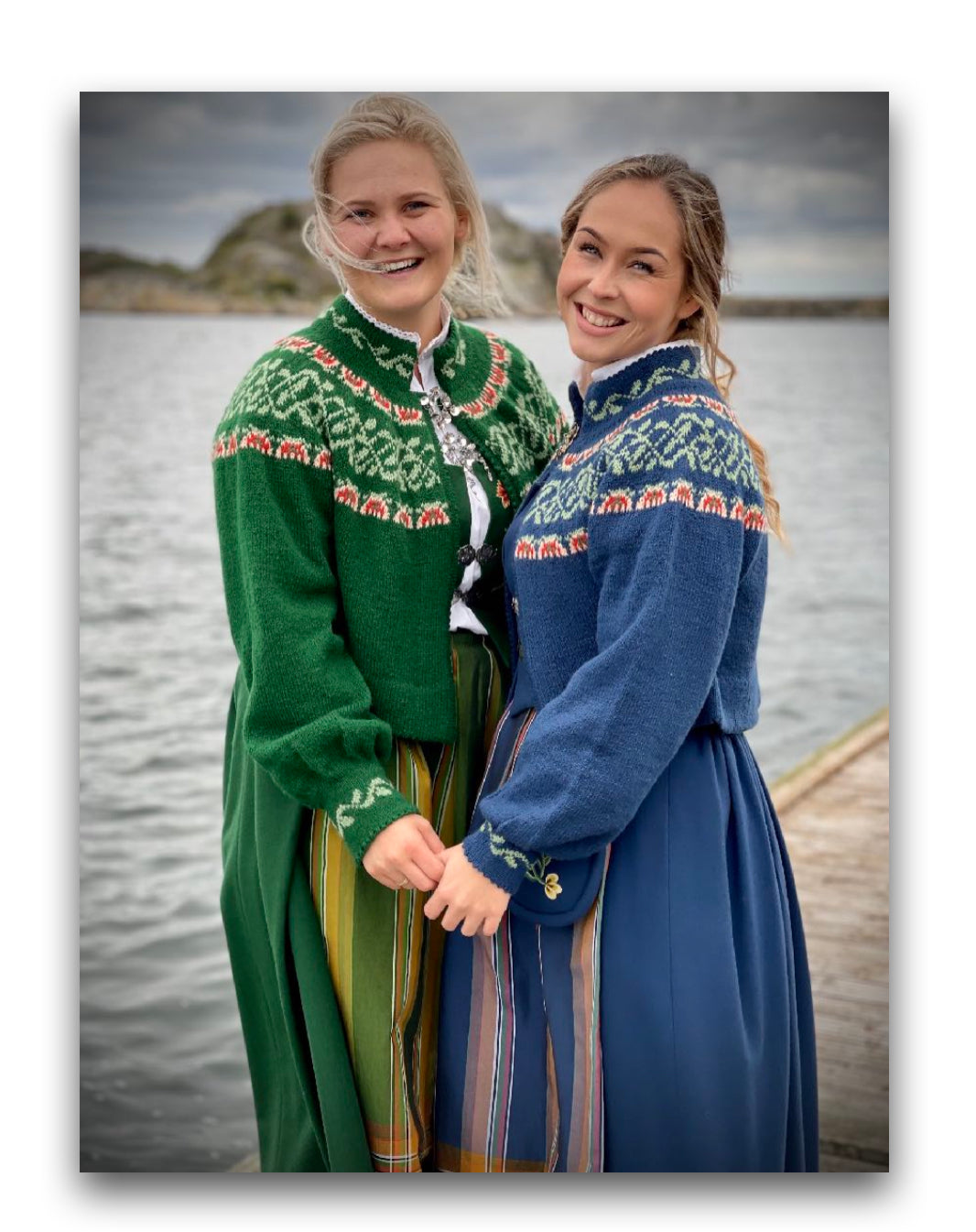 Utstillingsjakke selges, modell Lisa tilpasset grønn Nordlandsbunad